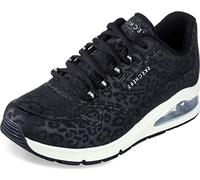 Skechers Uno 2-In-Kat-Neato, Zapatillas Mujer, 01 Negro, 37.5 EU