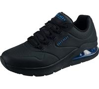 Skechers UNO 2, Zapatillas para Hombre, Black Synthetic/Blue Trim, 45 EU
