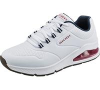 Skechers UNO 2, Zapatillas para Hombre, White Synthetic/Trim, 45 EU