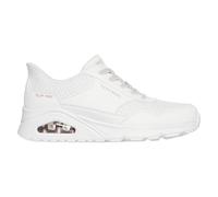 Skechers Mujer Uno Banksia Luxe Slip-In ENTRENADOR, White Duraleather, 40 EU