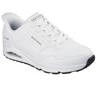 Skechers Uno-Banksia Luxe - Tenis sin Cordones para Hombre, Blanco (Wht), 45.5 EU