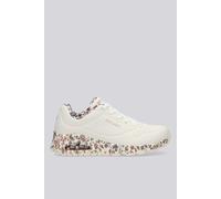 Skechers Mujer Uno Safari Time Basket, Blanco, 36 EU