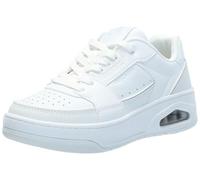 Skechers UNO Court COURTED Style, Zapatillas Mujer, White, 38 EU