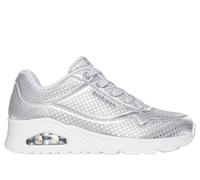 Skechers UNO - Disco Nite en Plata, talla 36, Vegan