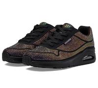 Skechers Uno-Disco Rave - Tenis para Mujer, Negro, 36 EU