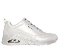 Skechers Tenis para mujer Uno Galactic – Jersey Duraleather Blanco Roto – 42 EU