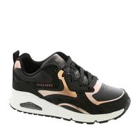 Skechers Uno Gen1 Color Surge, Zapatillas, Black Rose Gold, 35 EU