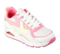Skechers Uno Gen1 Color Surge, Zapatos deportivos Niñas, Multicolor (White Synthetic/Multi Trim), 37 EU