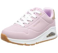 Skechers Uno Gen1 Shimmer Away, Zapatos deportivos Niñas, Pink Synthetic/Pink Trim, 30 EU