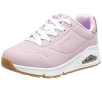 Skechers Uno Gen1 Shimmer Away, Zapatos deportivos Niñas, Pink Synthetic/Pink Trim, 33.5 EU