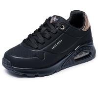 Skechers Zapatos deportivos para niñas Uno Gen1 Shimmer Away Negro sintético/ribete negro 36 EU