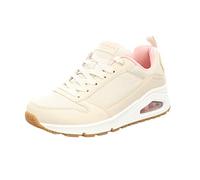 Skechers UNO INSIDE MATTERS, Zapatillas para Mujer, Natural Duraleather/Mesh Trim, 36 EU