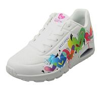 Skechers UNO - Jason Naylor Zapatillas blancas, Wmlt, 39 EU