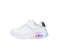 Skechers Uno Lite 2.0 Vivid Metallic, Zapatillas, White Synthetic/Multi Trim, 30 EU