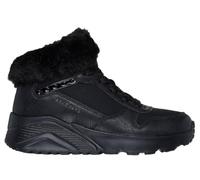 Skechers Uno Lite Comfurt - Botines para niña, Negro sintético Ribete Negro, 1.5 UK Child
