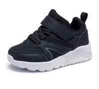 Skechers Uno Lite Echo SurgeSneaker para niño, Ribete de carbón sintético Negro, 5 UK Child