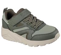 Skechers Uno Lite Echo SurgeSneaker para niño, Ribete sintético Oliva Oliva, 10.5 UK Child