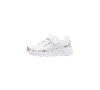 Skechers Uno Lite Heart Craze, Zapatillas, White Synthetic/Multi Trim, 33 EU