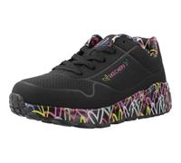 Skechers Zapatillas de deporte para niñas Uno Lite Lovely Luv Negro sintético Multi Trim 34 EU