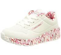 Skechers Uno Lite Lovely Luv, Zapatillas de Deporte, Blanco (White Synthetic Red Pink Trim), 35.5 EU