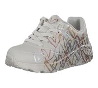 Skechers Uno Lite Metallic Love, Zapatillas, Natural PU/Multi Trim, 32 EU