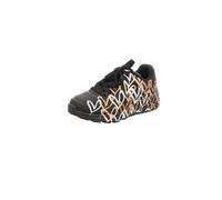 Skechers Uno Lite Metallic Love, Zapatillas Niñas, Negro/Dorado, 5 UK