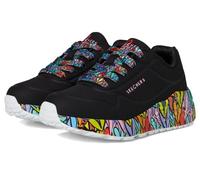 Skechers Uno Lite Subtle Love, Zapatillas Niñas, Black, 1.5 UK Child