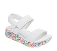 Skechers Uno Lite Sunny Love 31 EU - Sandalias para niña, color blanco, cierre de, ligeras, cómodas, zapatos de verano