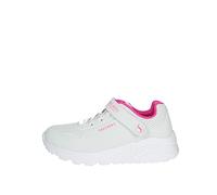 Skechers Uno Lite, Zapatillas Mujer, White Pink, 47 2/3 EU
