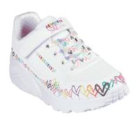 Skechers Uno Lite, Zapatillas Niñas, White, 3 UK Child