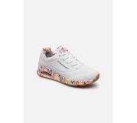 Skechers Uno Loving Love, Zapatillas Mujer, White Multicolor, 35 EU