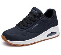 Skechers Zapatillas de mujer Uno – Durabuck negro – Talla 39 EU