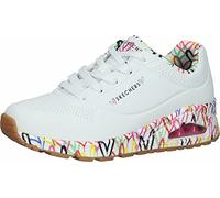 Skechers Uno Loving Love, Zapatillas Mujer, White Multicolor, 37 EU