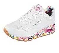Skechers Uno Loving Love, Zapatillas Mujer, White Multicolor, 41 EU