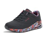 Skechers Uno-Majestic - Tenis de jardín para mujer, Negro/Multi, 39 EU