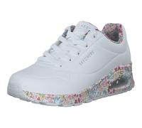 Skechers Uno-Majestic Garden - Zapatillas para Mujer, Blanco/Multicolor, 37.5 EU