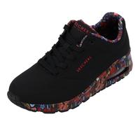 Skechers Uno-Majestic Garden - Zapatillas para Mujer, Negro/Multi, 40 EU