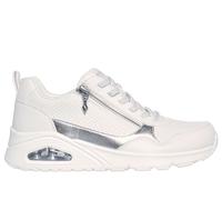 Skechers Uno- Metallic Sliders 38 Blanco