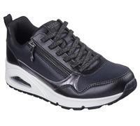 Skechers Uno Metallic Sliders - Tenis para Mujer, Black, 37 EU