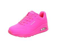 Skechers Uno Night Shades, Zapatillas Mujer, Hot Pink Durabuck, 35 EU
