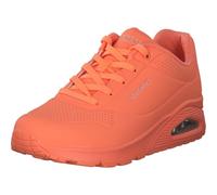 Skechers Zapatillas Uno Night Shades Mujer Naranja Durabuck Talla 38 EU