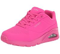 Skechers Uno - Night Shades, Zapatillas, Mujer, Rosa (Hot Pink), 38 EU Ancho