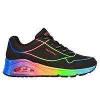 Skechers Uno Pop of Sunshine - Zapatillas para mujer, Negro/Multi, 38.5 EU
