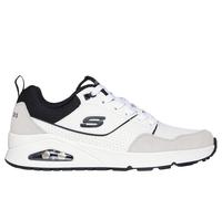 Skechers UNO - Retro One en Blanco/Negro, talla 48.5