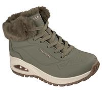 Skechers Uno Rugged Botas cortas al tobilloMujer | Botas informales, espuma viscoelástica refrigerada por aire, forro de chenilla, antideslizante en condiciones húmedas