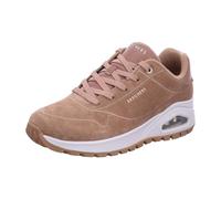Skechers Uno Rugged Chillproof, Zapatillas Mujer, Chestnut Suede/Duraleather/Embroidery Trim, 37.5 EU