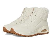 Skechers Mujer Uno Rugged Fall Air Trainers, Natural Durabuck/Faux Fur, 37 EU