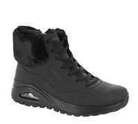 Skechers Uno Rugged-Fall Air, Bota de Moda Mujer, Negro, 37 EU