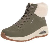 Skechers Uno Rugged Fall Air, Botas Mujer, Olive, 36.5 EU