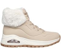 Skechers Uno Rugged Fall Air, Zapatillas Mujer, Sand Durabuck/Faux Fur, 38 EU